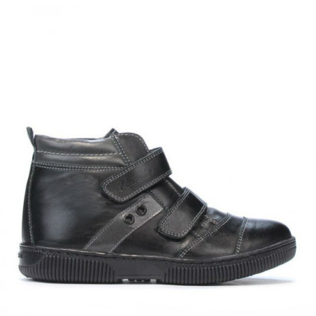 Stivali bambini 3207-1 nero+grigio