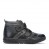 Stivali bambini 3207-1 nero+grigio
