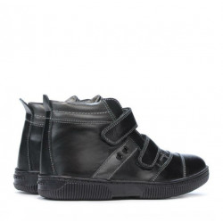 Stivali bambini 3207-1 nero+grigio