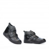 Stivali bambini 3207-1 nero+grigio
