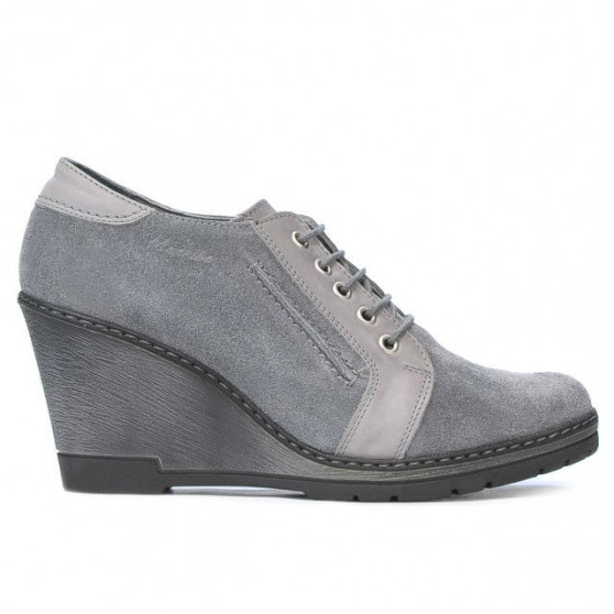 Scarpe casual da donna 625 grigio velluto combinato