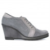 Scarpe casual da donna 625 grigio velluto combinato