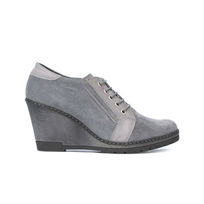 Scarpe casual da donna 625 grigio velluto combinato