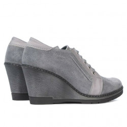Scarpe casual da donna 625 grigio velluto combinato