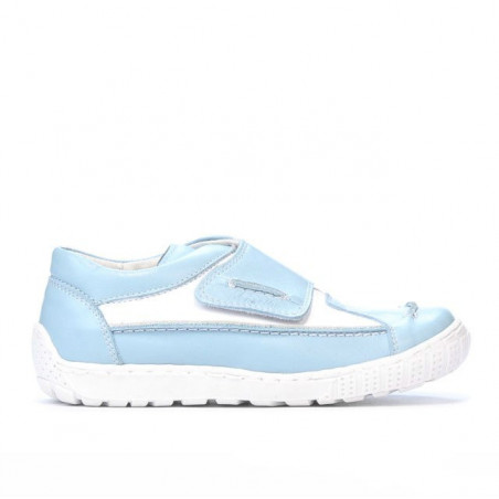 Scarpe bambini 107 blu+bianco