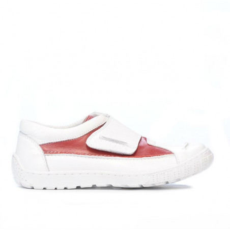 Scarpe per bambini 107 bianco+rosso