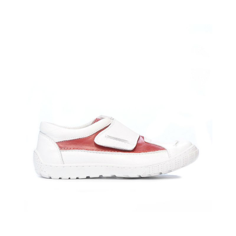 Scarpe per bambini 107 bianco+rosso