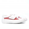 Scarpe per bambini 107 bianco+rosso
