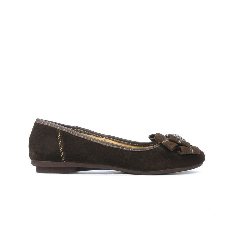 Ballerine donna 181 caffè velluto