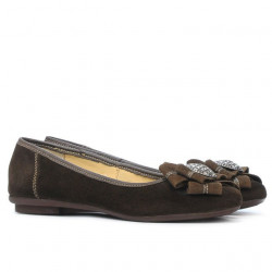 Ballerine donna 181 caffè velluto