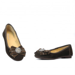 Ballerine donna 181 caffè velluto