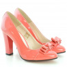 Scarpe eleganti da donna 1226 vernice rosso corallo