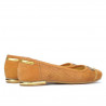 Ballerine donna 632p bufalo marrone traforato