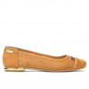 Ballerine donna 632p bufalo marrone traforato