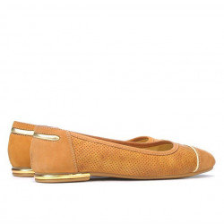 Ballerine donna 631 bufo marrone traforato