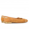Ballerine donna 631 bufo marrone traforato
