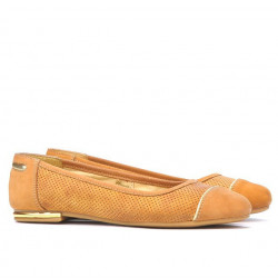 Ballerine donna 631 bufo marrone traforato