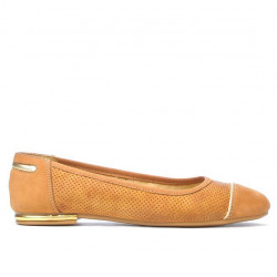 Ballerine donna 631 bufo marrone traforato
