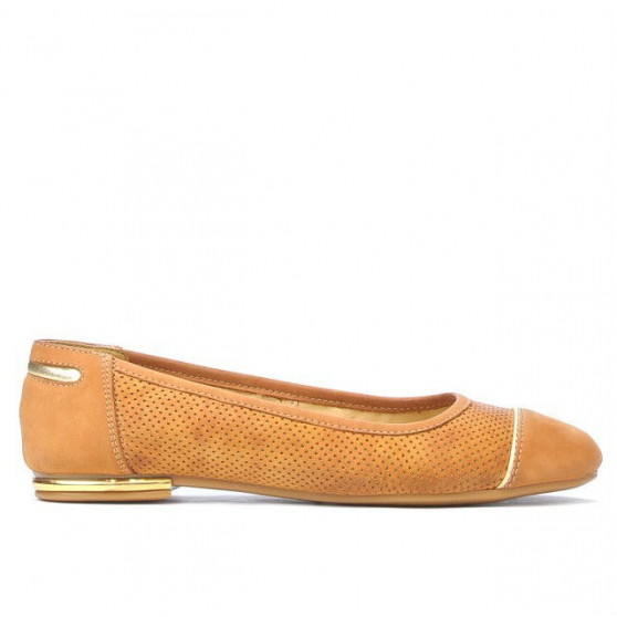 Ballerine donna 631 bufo marrone traforato