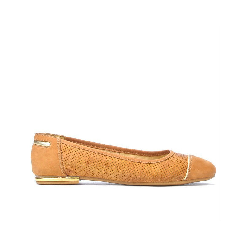 Ballerine donna 631 bufo marrone traforato