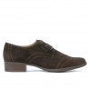 Scarpe casual donna 691 caffè velluto
