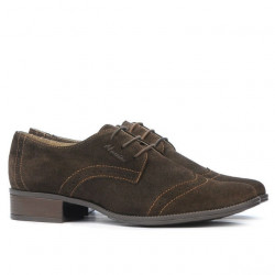 Scarpe casual donna 691 caffè velluto