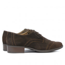 Scarpe casual donna 691 caffè velluto