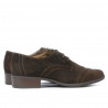 Scarpe casual donna 691 caffè velluto