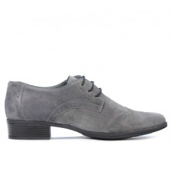 Scarpe casual donna 691 camoscio grigio