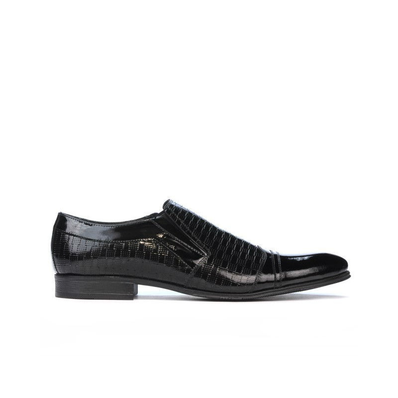 Scarpe eleganti 796m vernice nera combinata