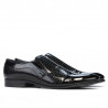 Scarpe eleganti 796m vernice nera combinata