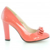 Scarpe eleganti da donna 1226 vernice rosso corallo