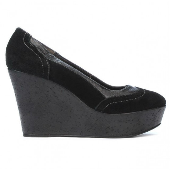 Scarpe casual donna 630 nero velluto