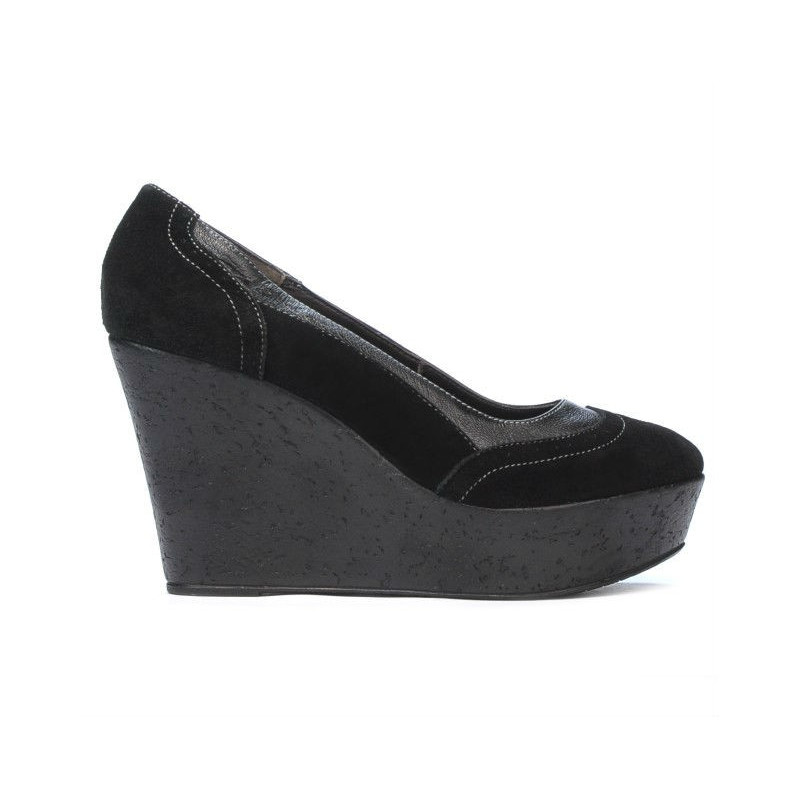 Scarpe casual donna 630 nero velluto
