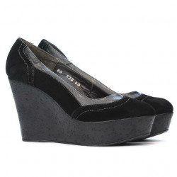 Scarpe casual donna 630 nero velluto