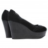 Scarpe casual donna 630 nero velluto