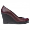 Scarpe casual donna 177 bordeaux