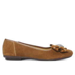 Ballerine donna 181 marrone velluto