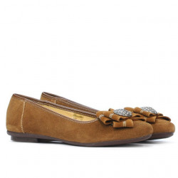 Ballerine donna 181 marrone velluto