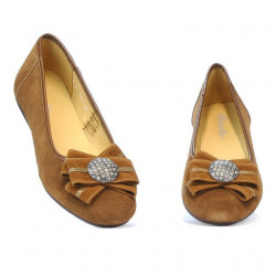 Ballerine donna 181 marrone velluto
