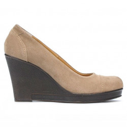 Scarpe casual donna 177 cappuccino velluto