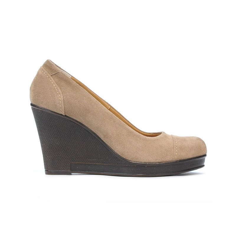 Scarpe casual donna 177 cappuccino velluto