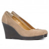Scarpe casual donna 177 cappuccino velluto