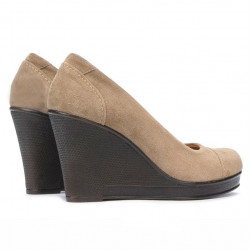 Scarpe casual donna 177 cappuccino velluto