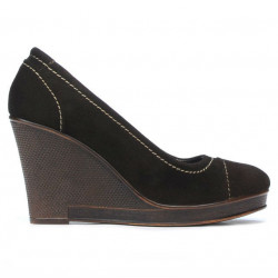 Scarpe casual donna 177 caffè velluto