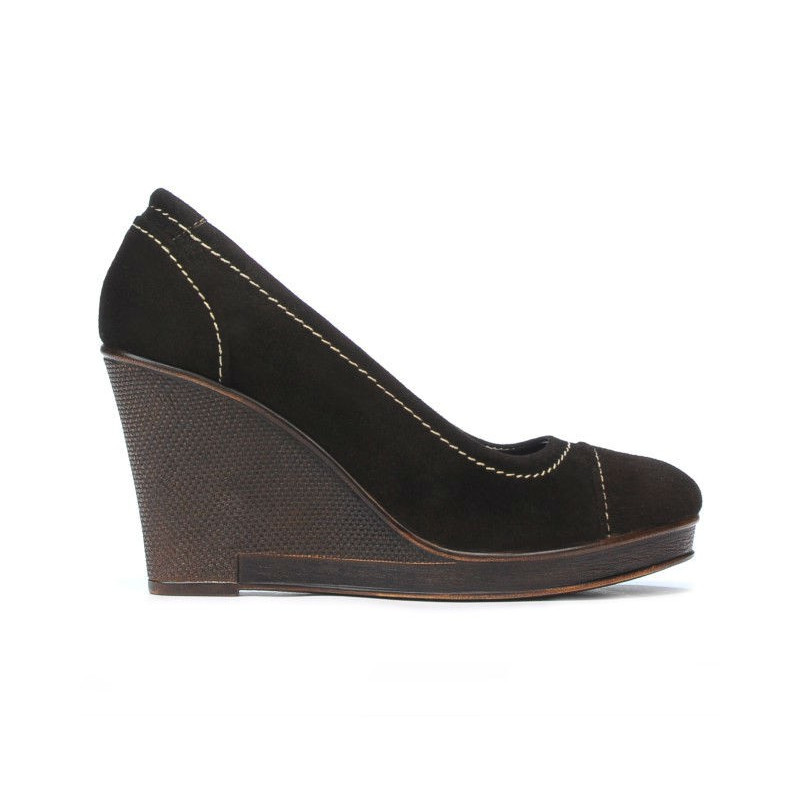Scarpe casual donna 177 caffè velluto