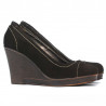 Scarpe casual donna 177 caffè velluto