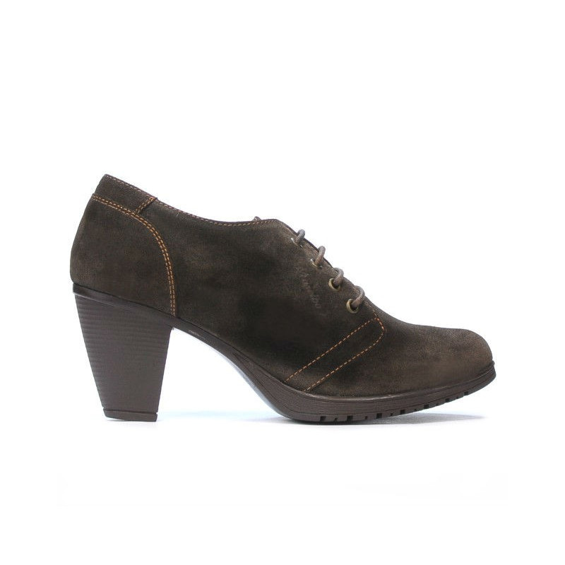 Scarpe casual donna 167 caffè velluto