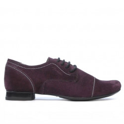 Scarpe casual da donna 180 velluto viola