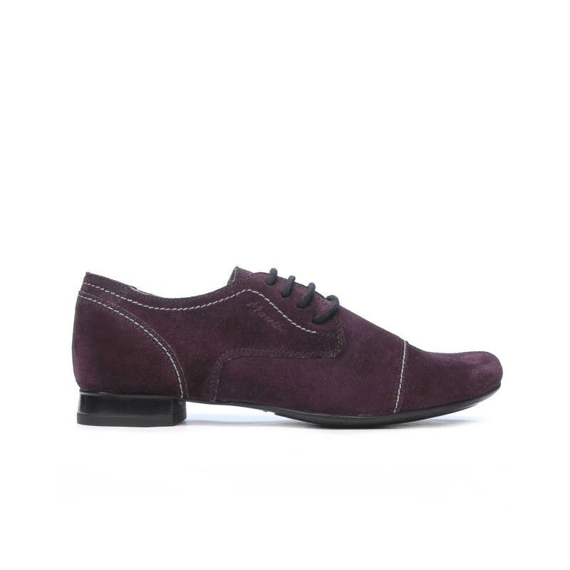 Scarpe casual da donna 180 velluto viola